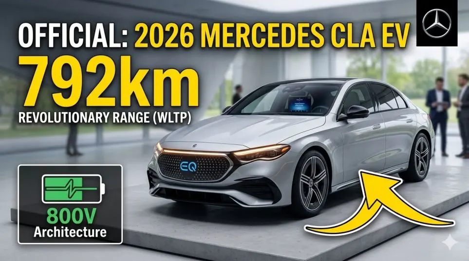 Official: 2026 Mercedes CLA EV Global Debut Confirmed with Revolutionary