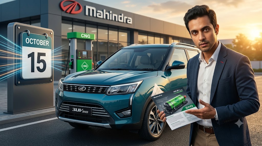 Mahindra XUV 3XO CNG India Launch on October 15